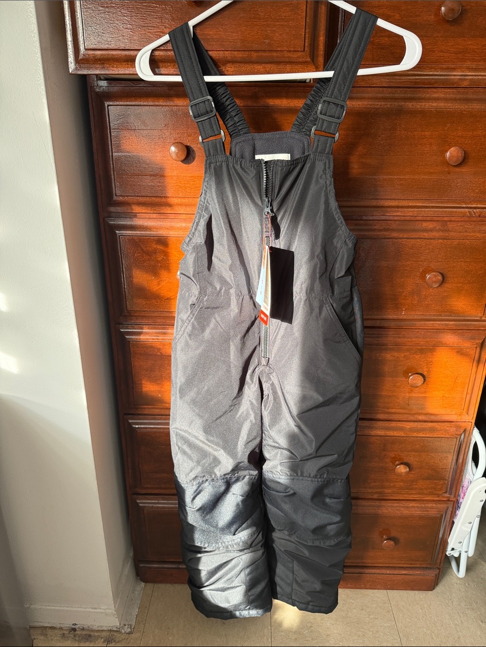 Cat & Jack Black Kids Snow Bib Overalls